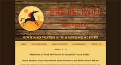 Desktop Screenshot of knobhillranch.com
